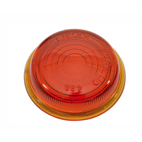Land Rover Series 2 Early Glass Amber Light Lens